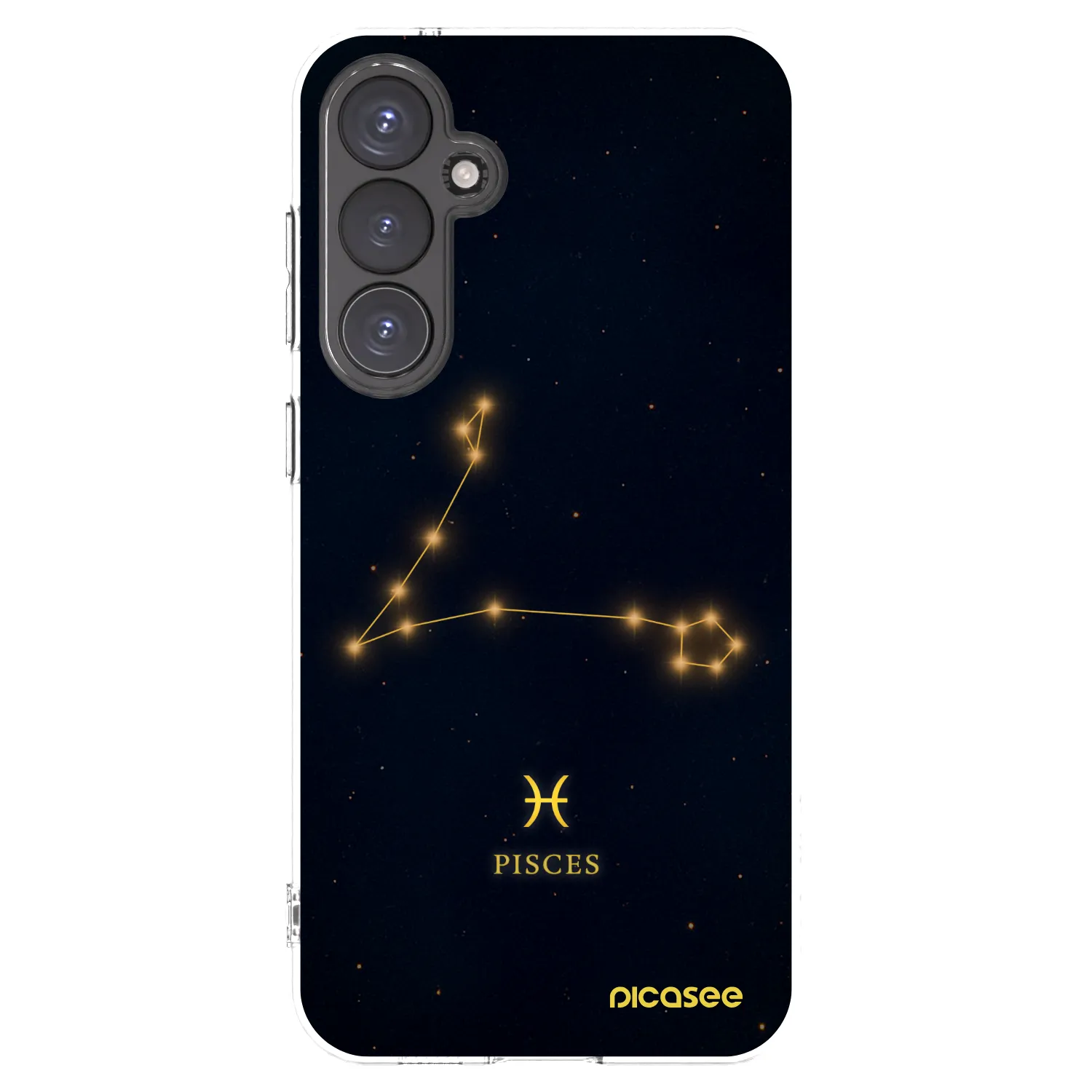 Picasee silikonowe przeźroczyste etui na Samsung Galaxy S23 FE S711B - PISCES