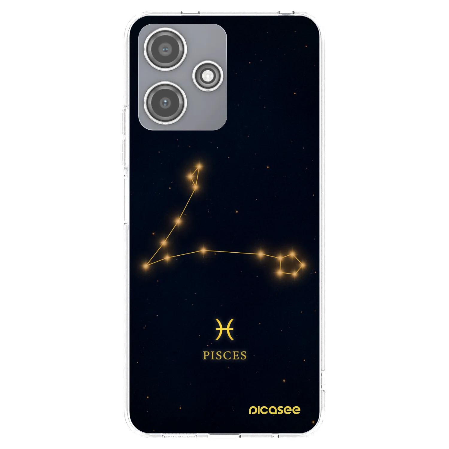 Picasee silikonowe przeźroczyste etui na Xiaomi Redmi 12 5G - PISCES