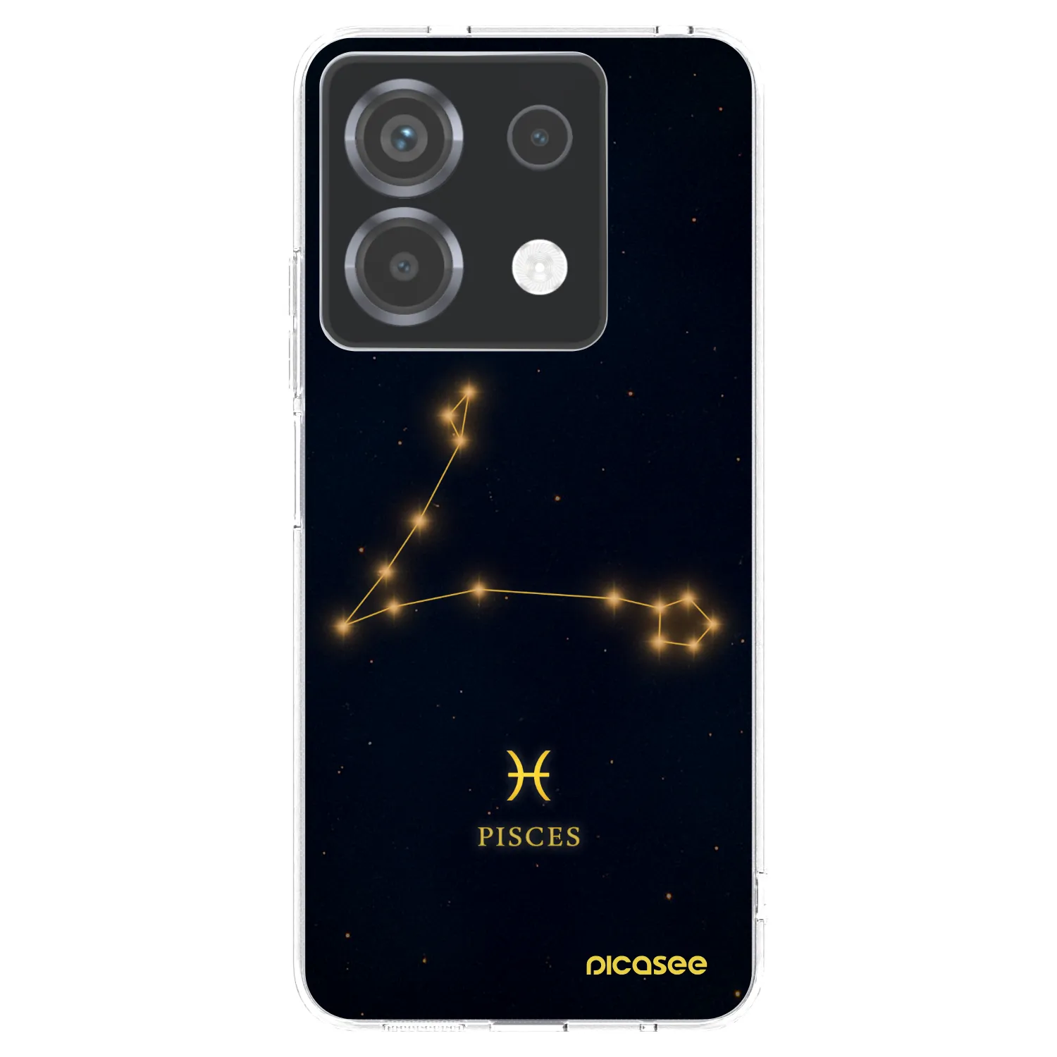 Picasee silikonowe przeźroczyste etui na Xiaomi Poco X6 - PISCES