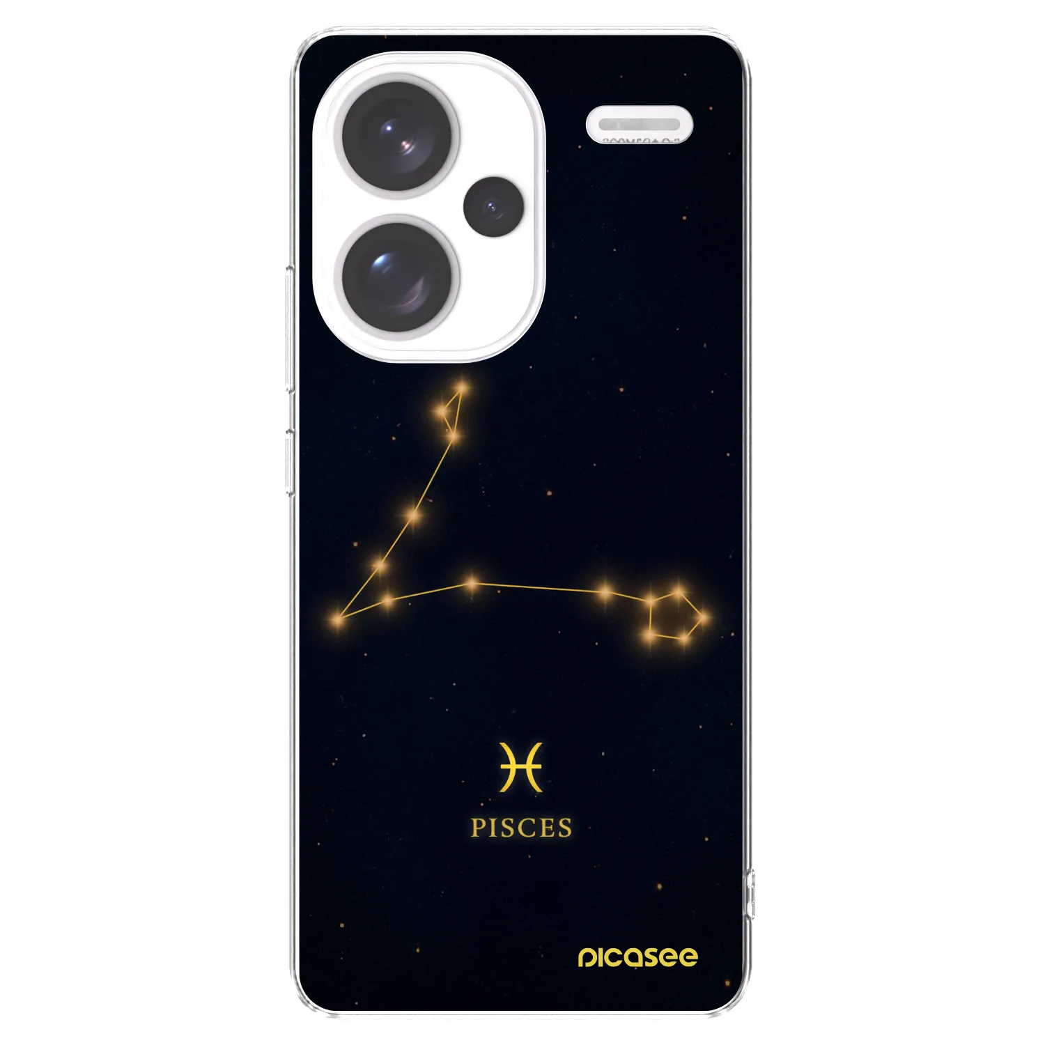 Picasee silikonowe przeźroczyste etui na Xiaomi Redmi Note 13 Pro+ 5G - PISCES