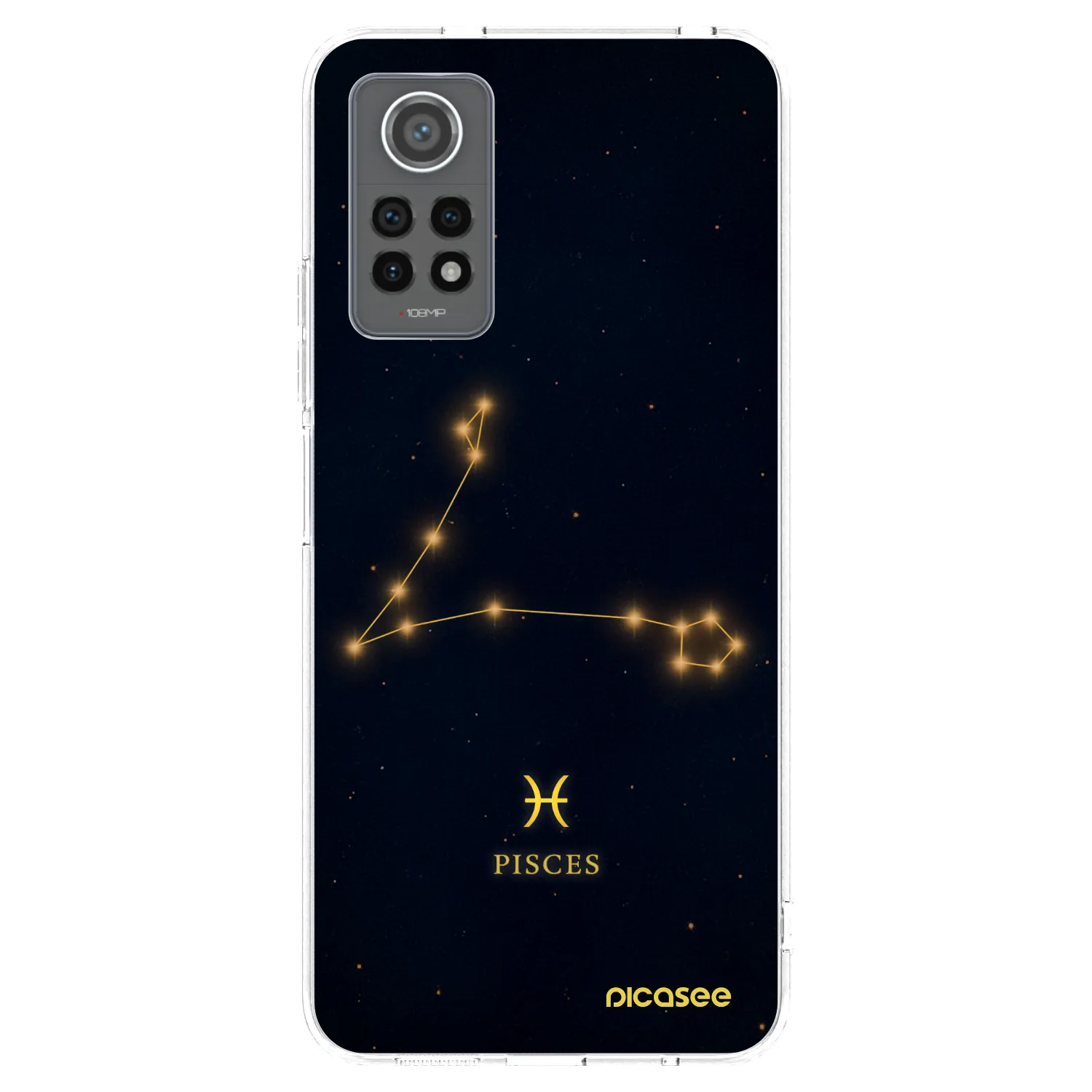 Picasee silikonowe przeźroczyste etui na Xiaomi Redmi Note 12 Pro 4G - PISCES