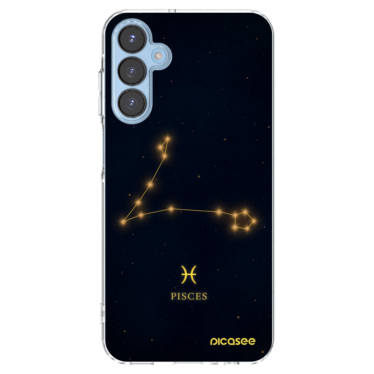 Picasee silikonowe przeźroczyste etui na Samsung Galaxy A15 A156B 5G - PISCES