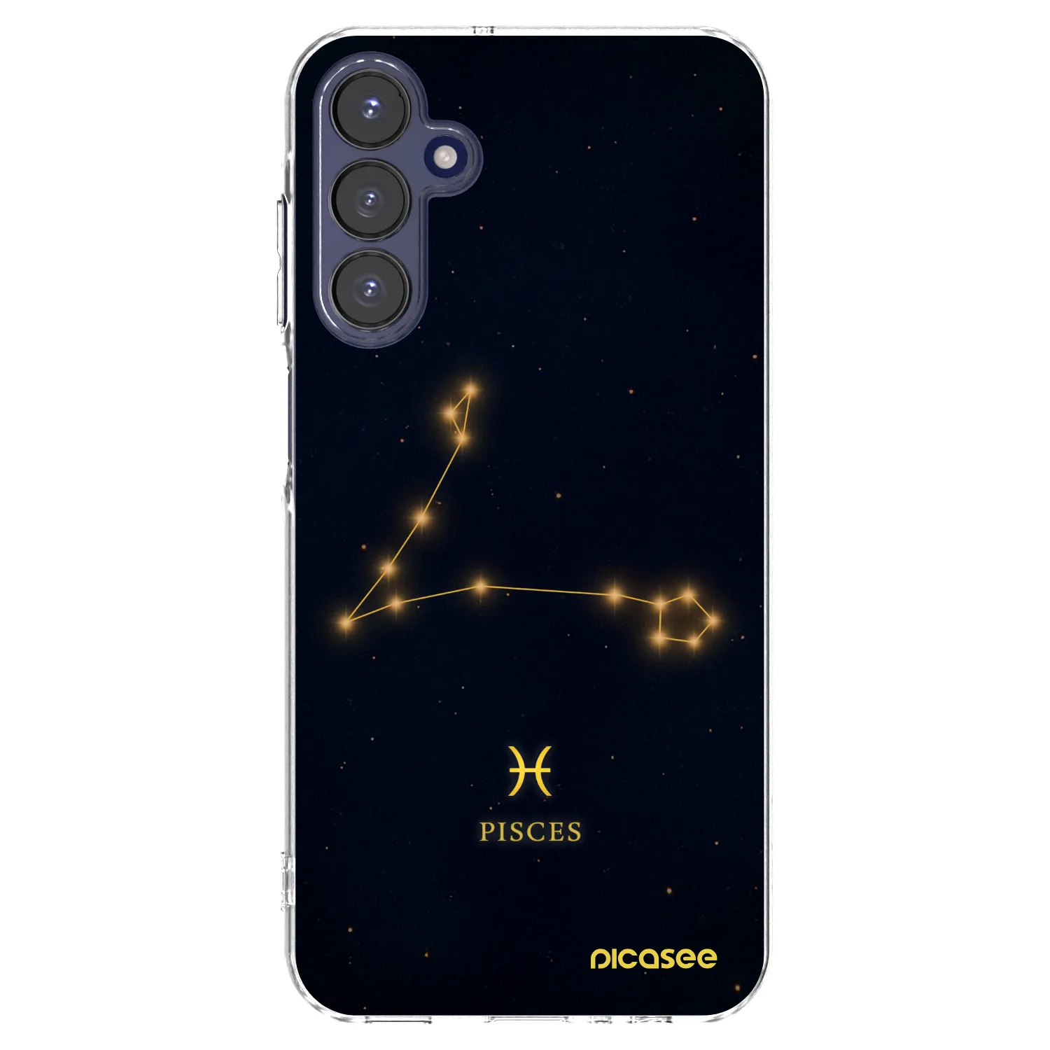Picasee silikonowe przeźroczyste etui na Samsung Galaxy A15 A155F 4G - PISCES