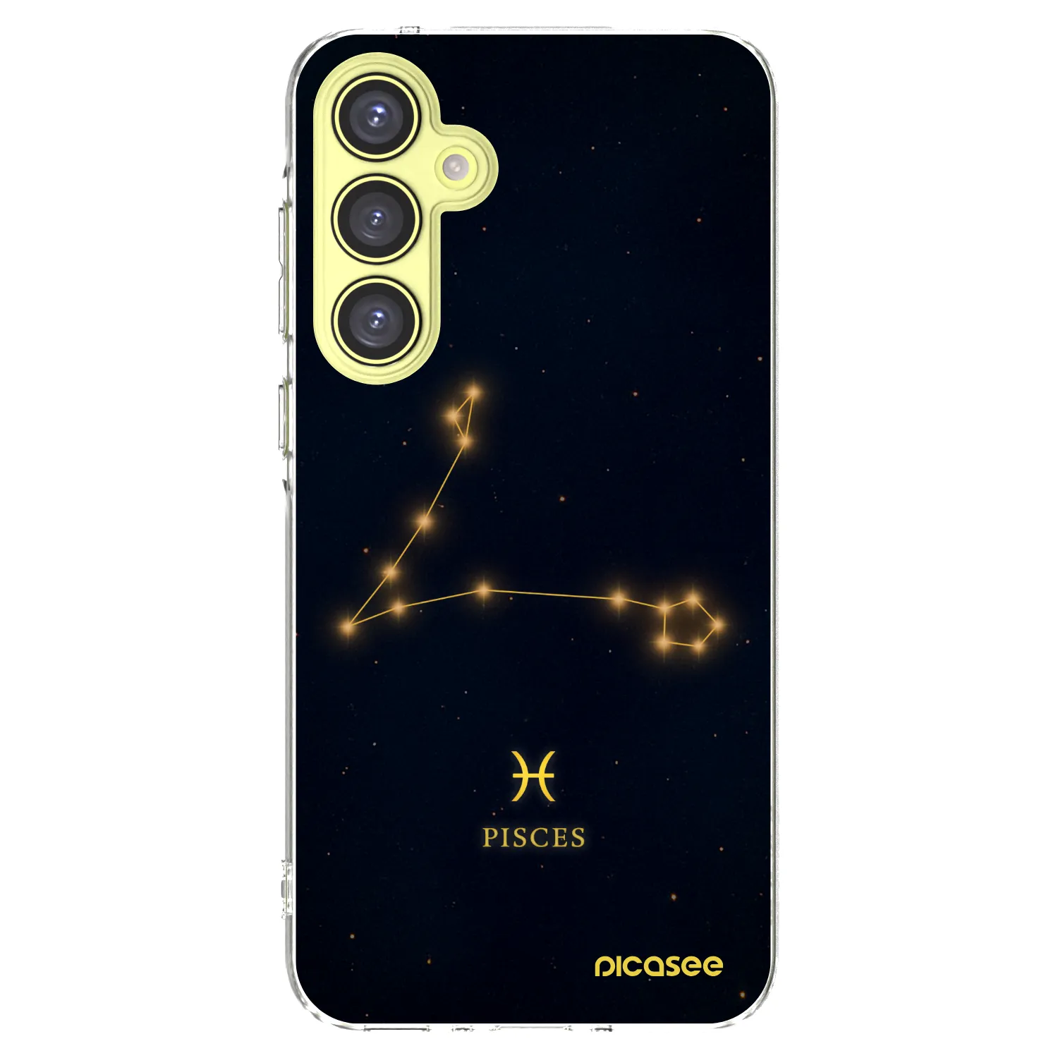 Picasee silikonowe przeźroczyste etui na Samsung Galaxy A35 5G A356B - PISCES