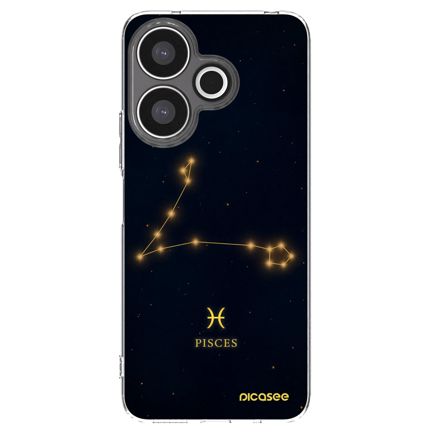 Picasee silikonowe przeźroczyste etui na Xiaomi Redmi 13 4G - PISCES