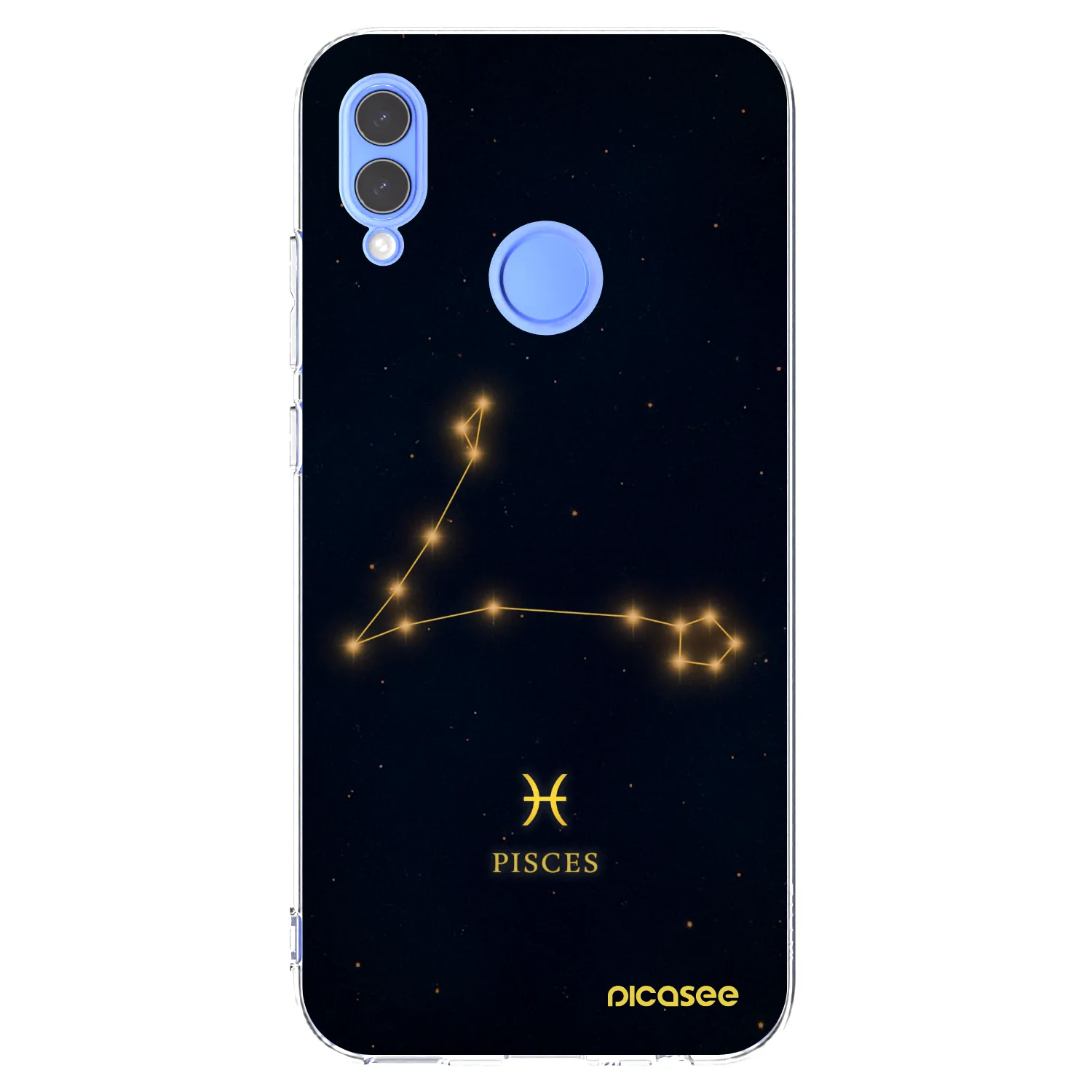 Picasee silikonowe przeźroczyste etui na Huawei P Smart 2019 - PISCES