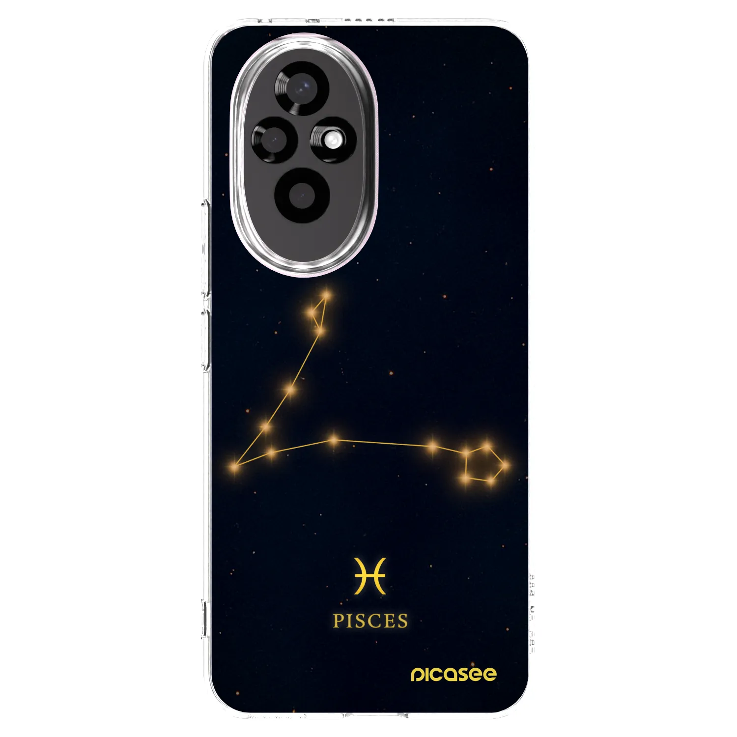 Picasee silikonowe przeźroczyste etui na Honor 200 Pro 5G - PISCES