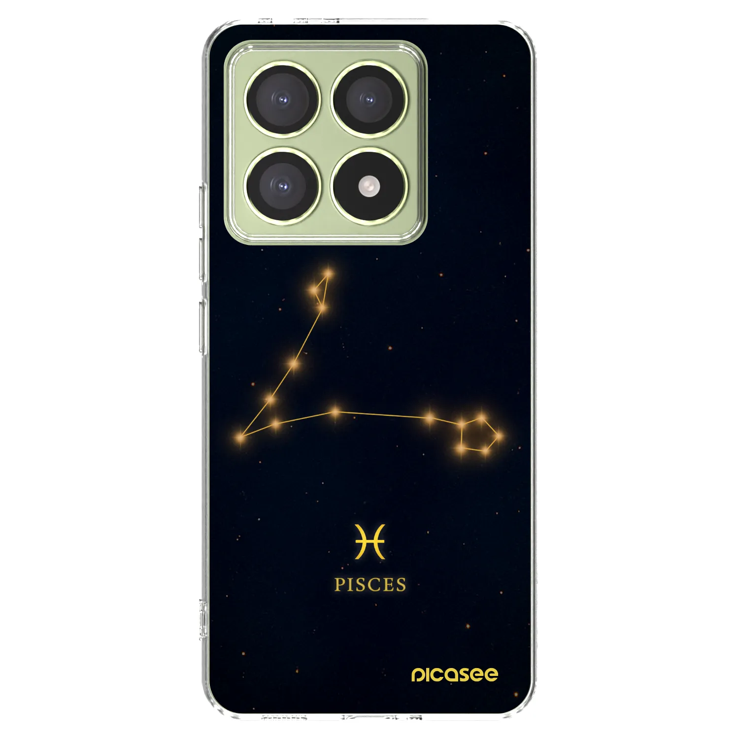 Picasee silikonowe przeźroczyste etui na Xiaomi 14T - PISCES