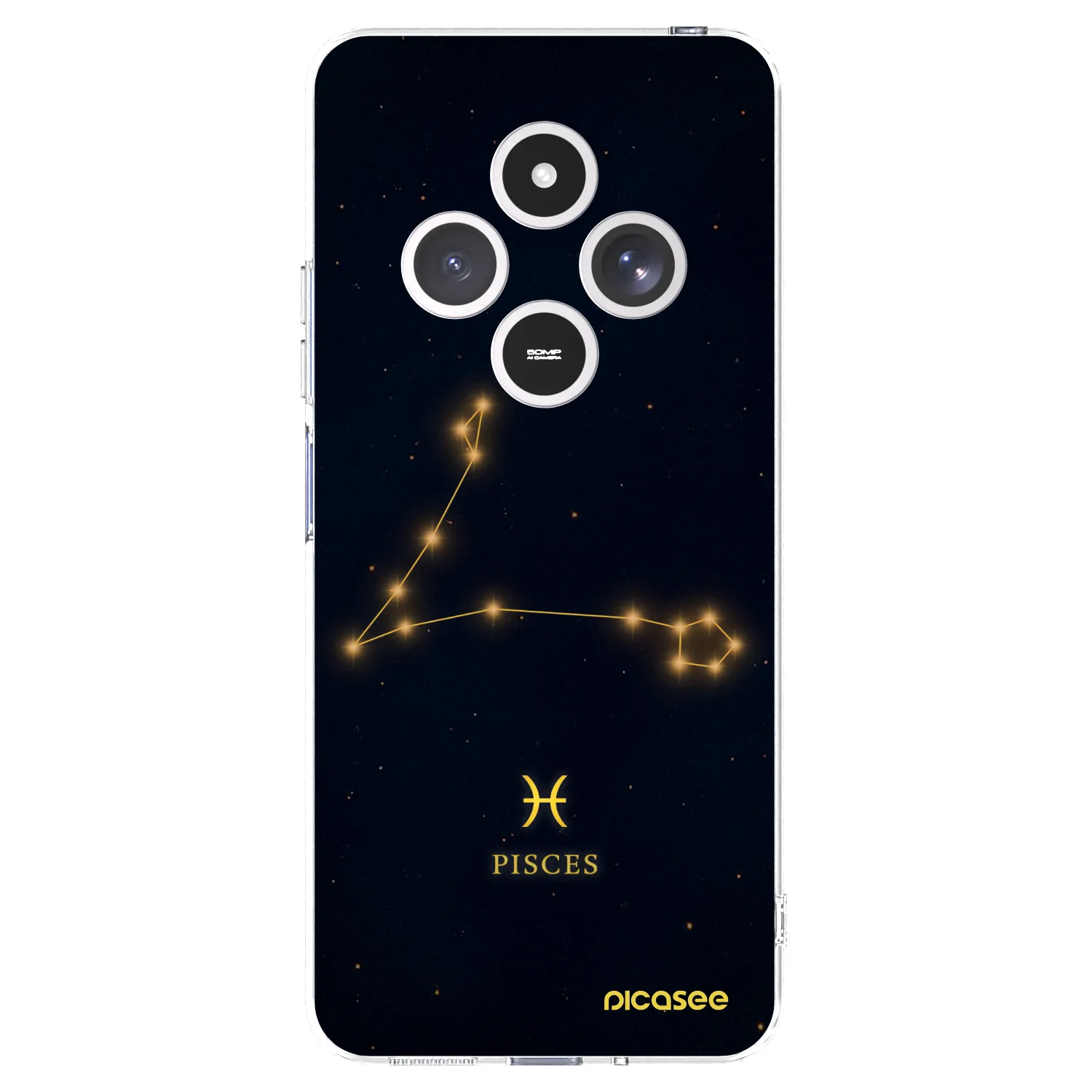 Picasee silikonowe przeźroczyste etui na Xiaomi Redmi 14C - PISCES