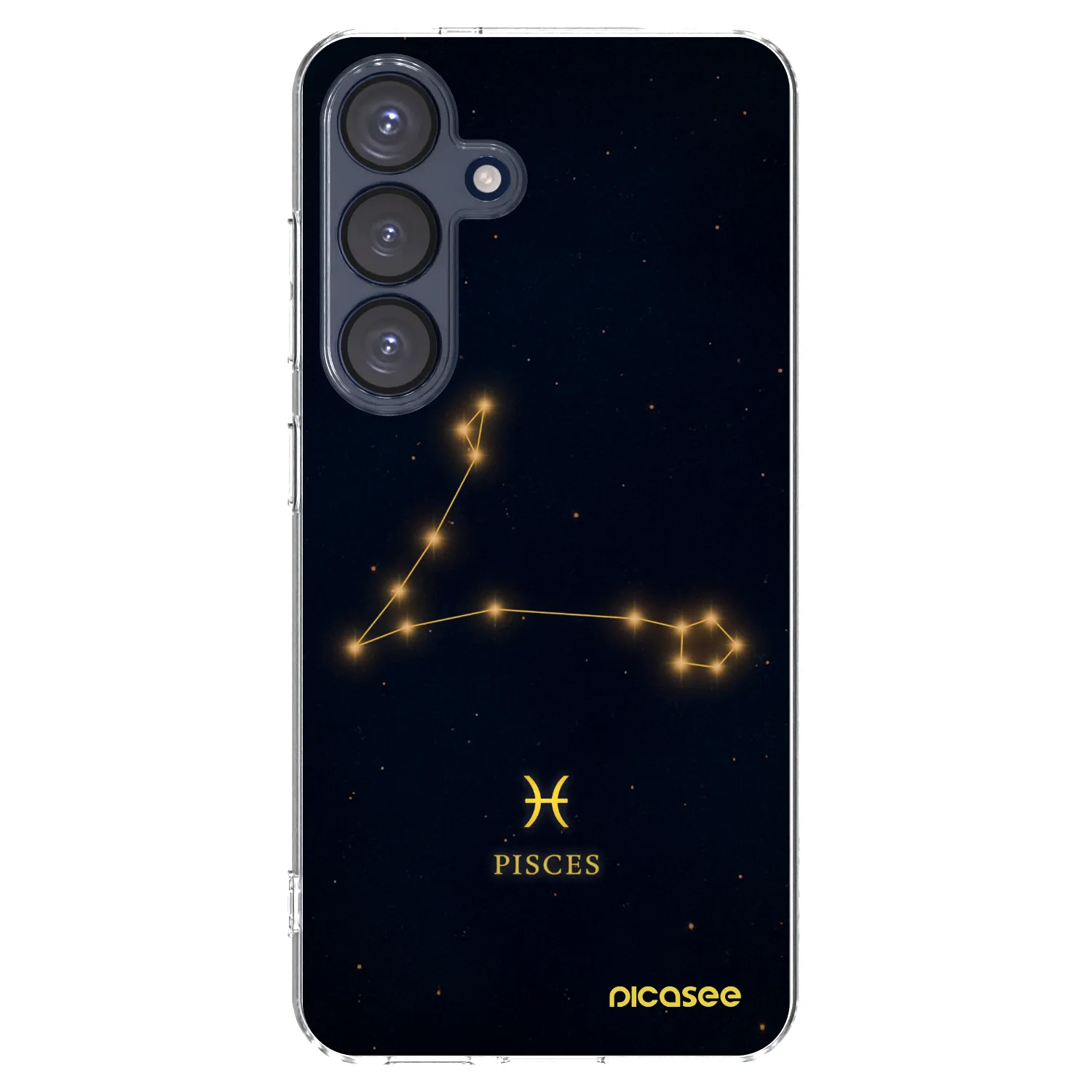 Picasee silikonowe przeźroczyste etui na Samsung Galaxy S25 5G - PISCES