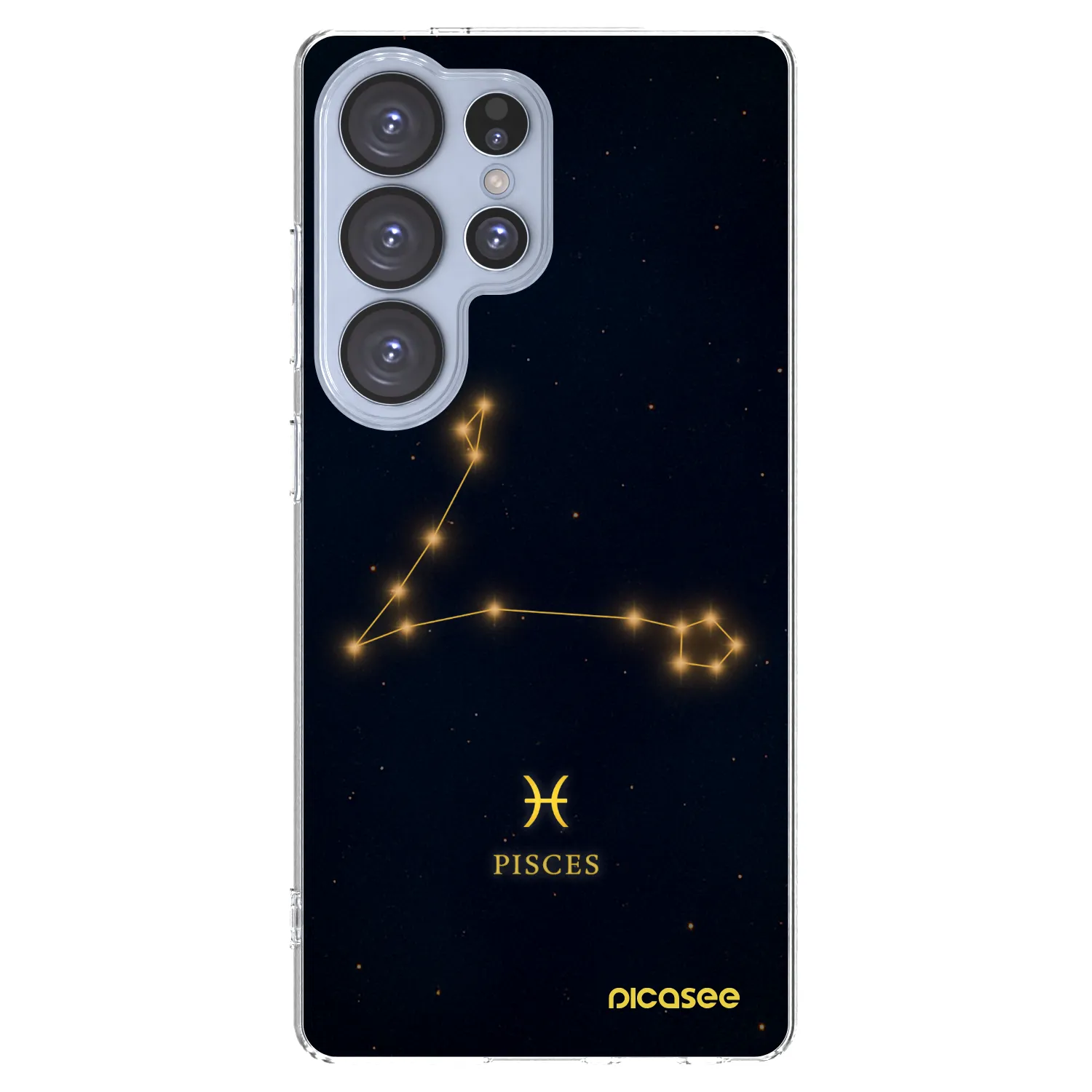 Picasee silikonowe przeźroczyste etui na Samsung Galaxy S25 Ultra 5G - PISCES