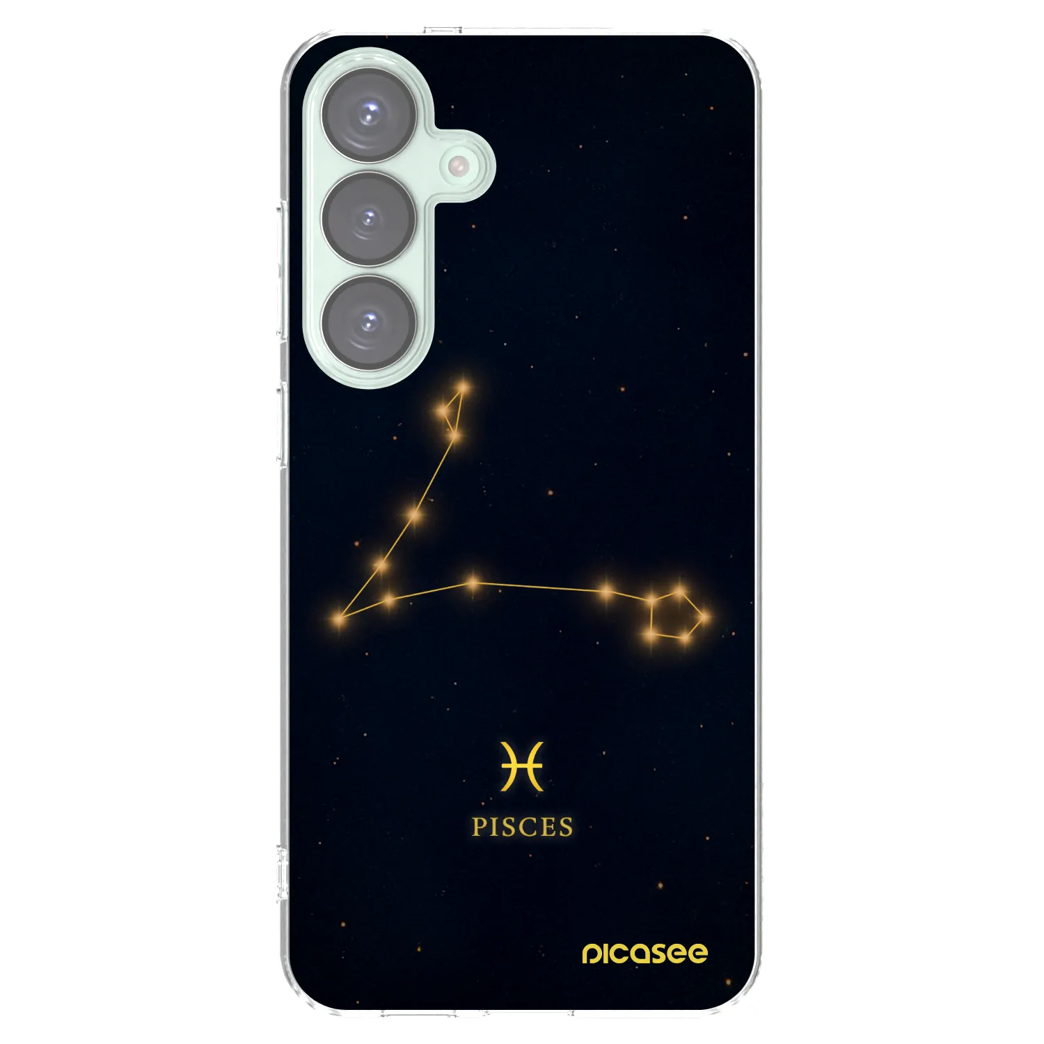 Picasee silikonowe przeźroczyste etui na Samsung Galaxy S25+ 5G - PISCES