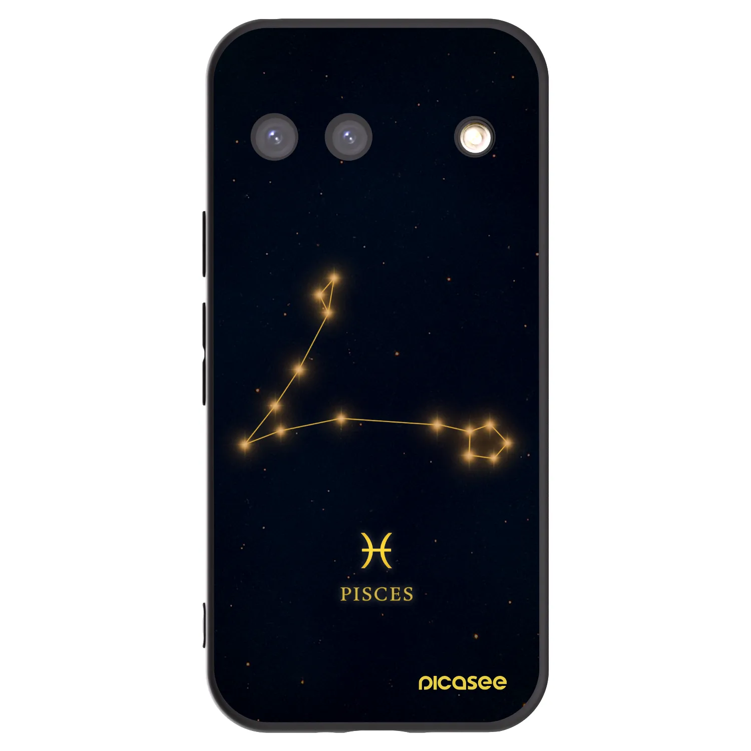 Picasee silikonowe czarne etui na Google Pixel 9 - PISCES