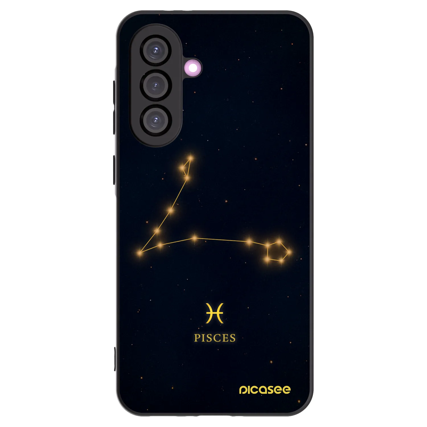 Picasee silikonowe czarne etui na Samsung Galaxy A56 5G A566B - PISCES