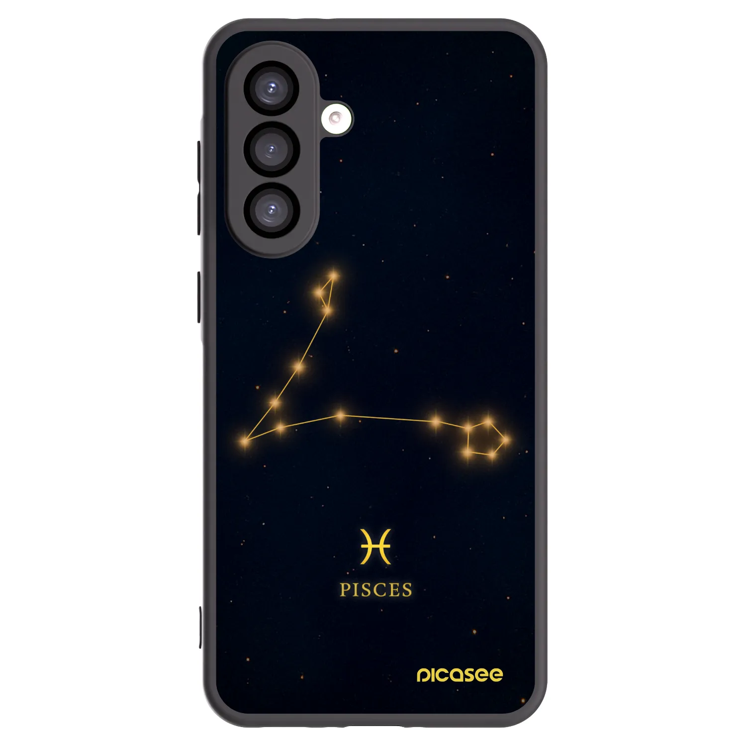 Picasee silikonowe czarne etui na Samsung Galaxy A26 5G A266B - PISCES