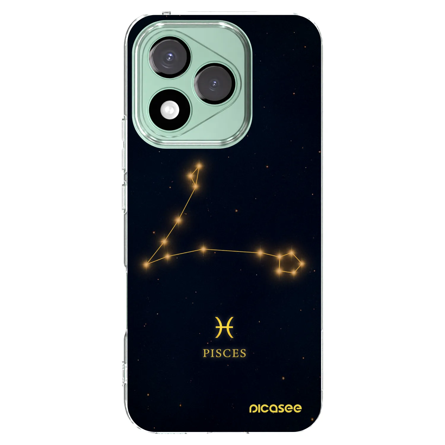 Picasee silikonowe przeźroczyste etui na Honor 400 Lite 5G - PISCES