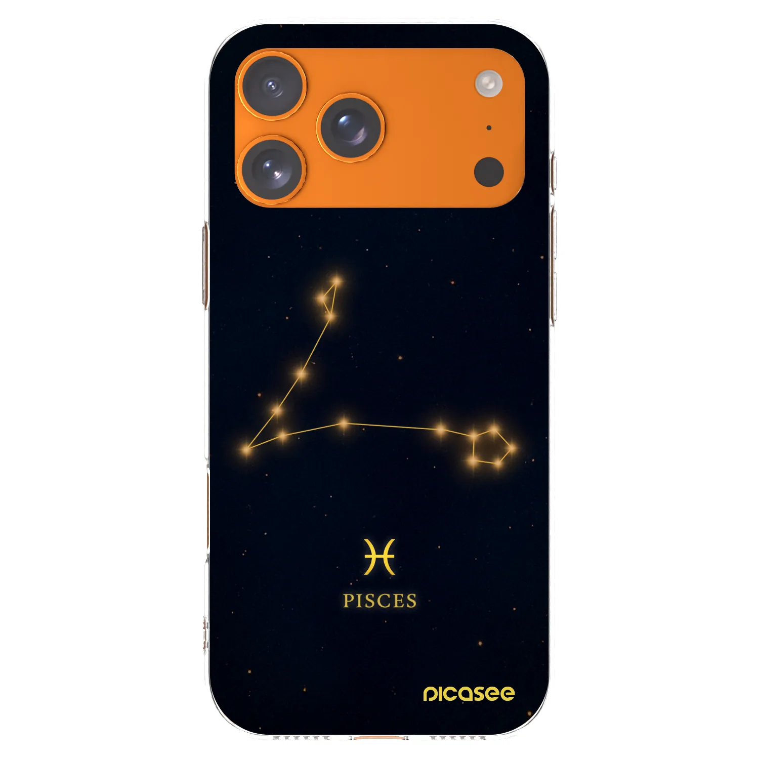 Picasee silikonowe przeźroczyste etui na Apple iPhone 17 Pro Max - PISCES