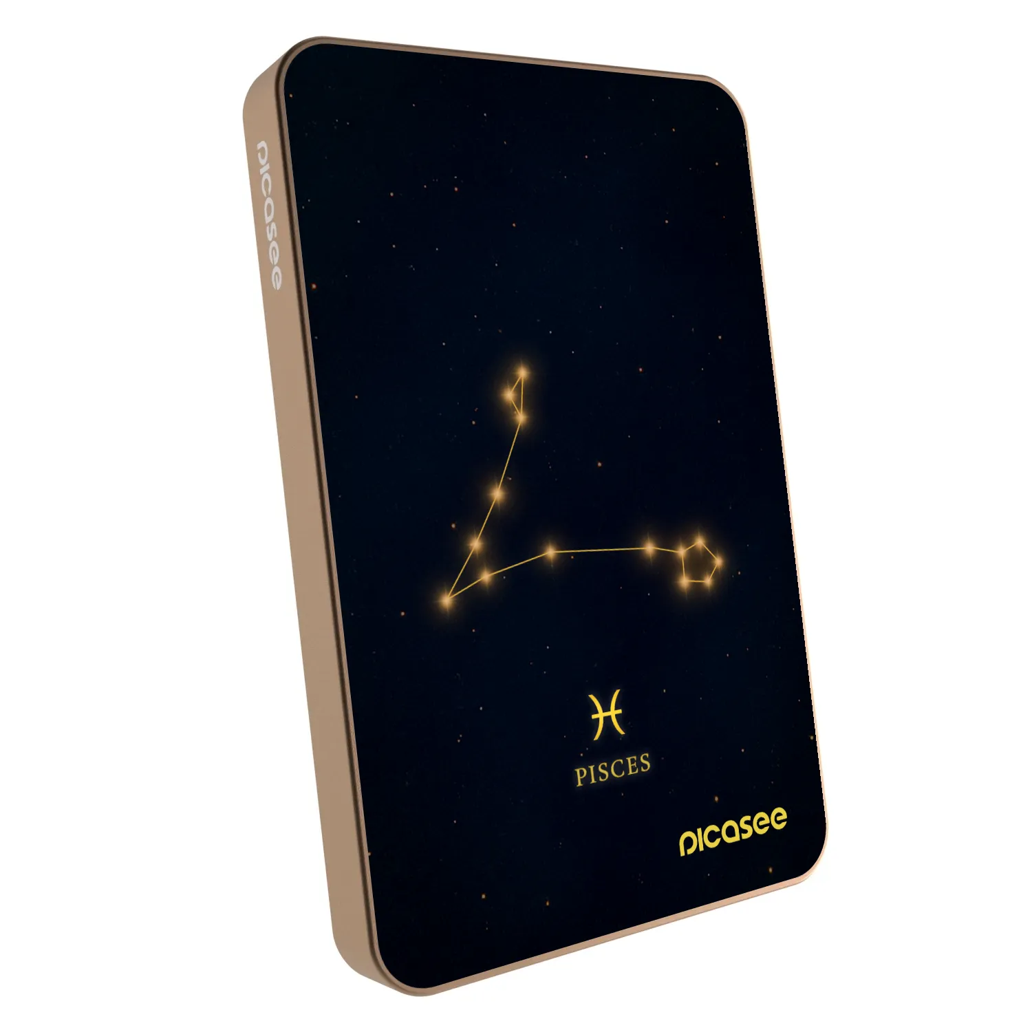 Picasee Powerbank z MagSafe 5 000 mAh Złoty - PISCES