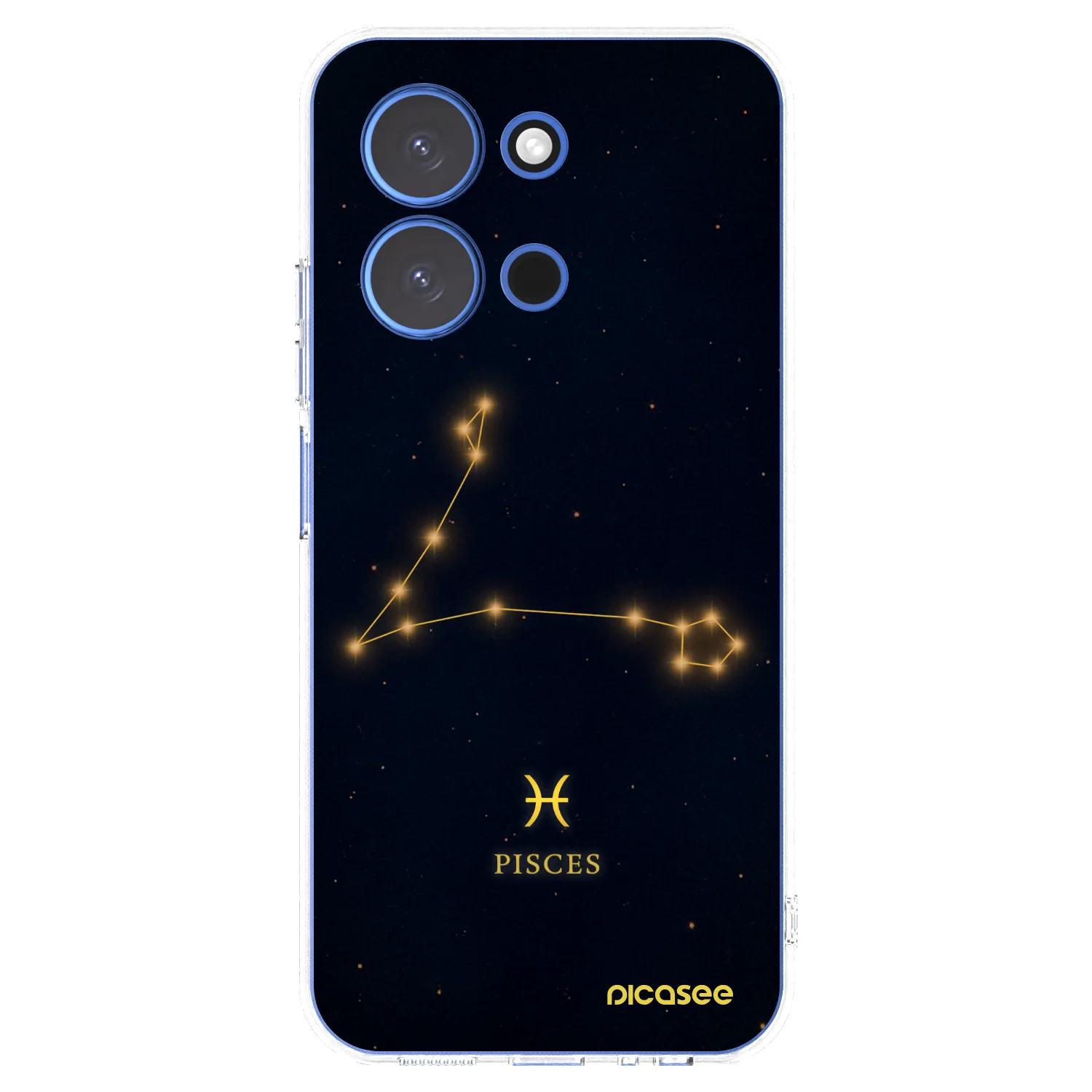 Picasee silikonowe przeźroczyste etui na Xiaomi Redmi 15C 4G - PISCES