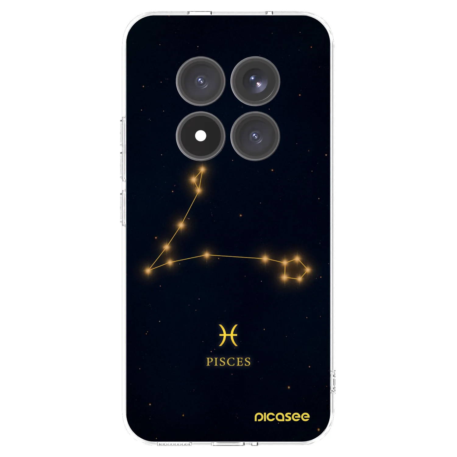 Picasee silikonowe przeźroczyste etui na Xiaomi Redmi Note 15 Pro+ - PISCES