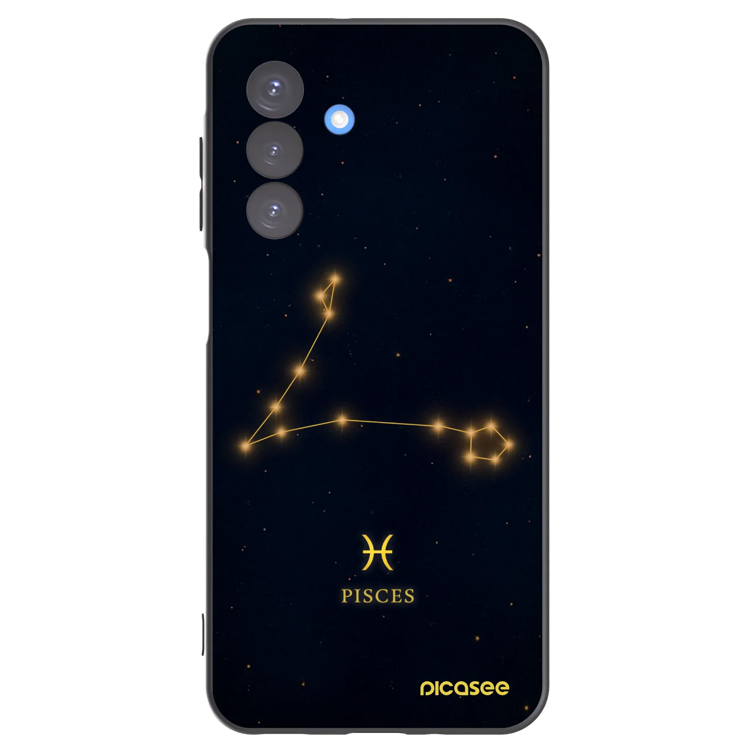 Picasee silikonowe czarne etui na Samsung Galaxy A17 5G - PISCES