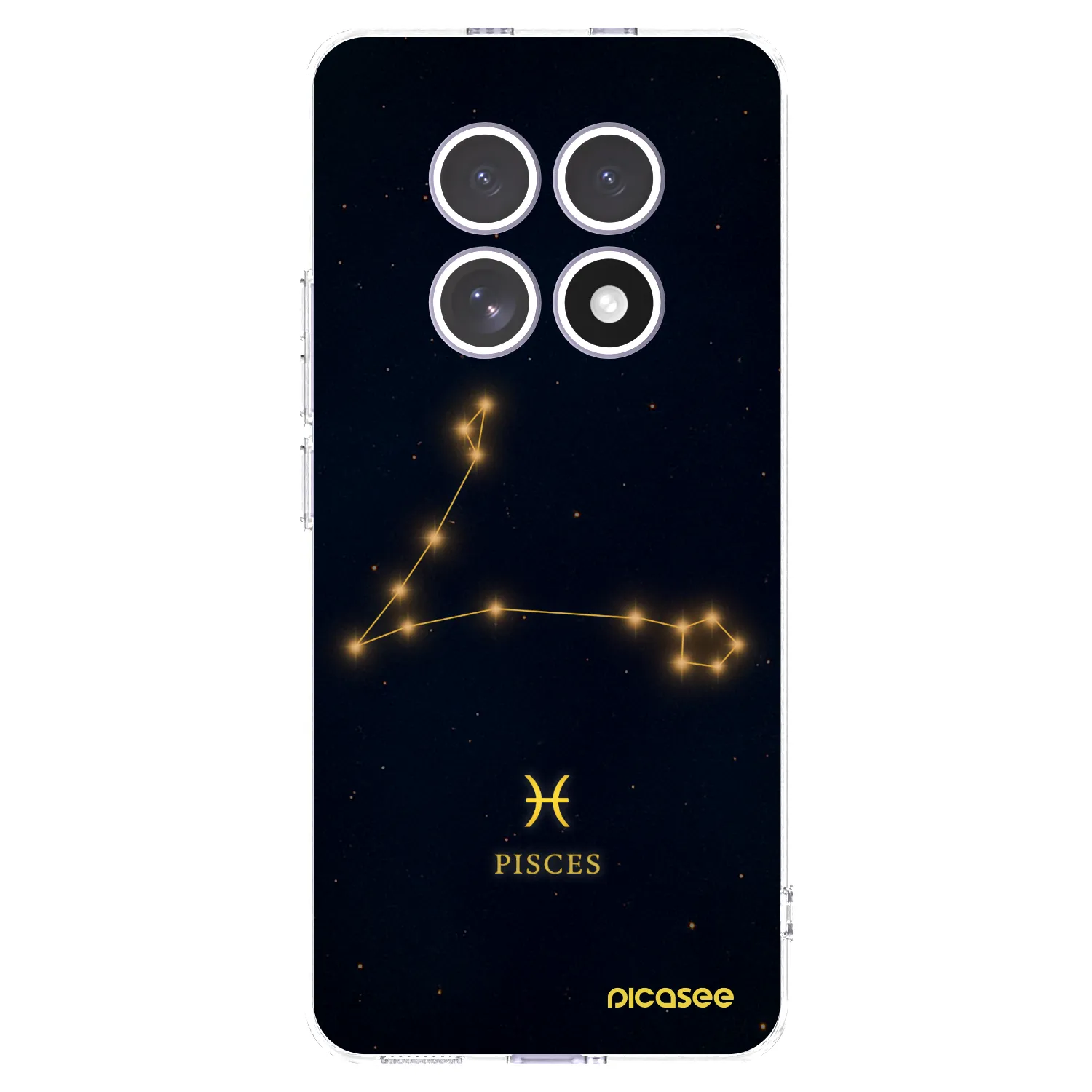 Picasee silikonowe przeźroczyste etui na Xiaomi Redmi Note 15 4G - PISCES