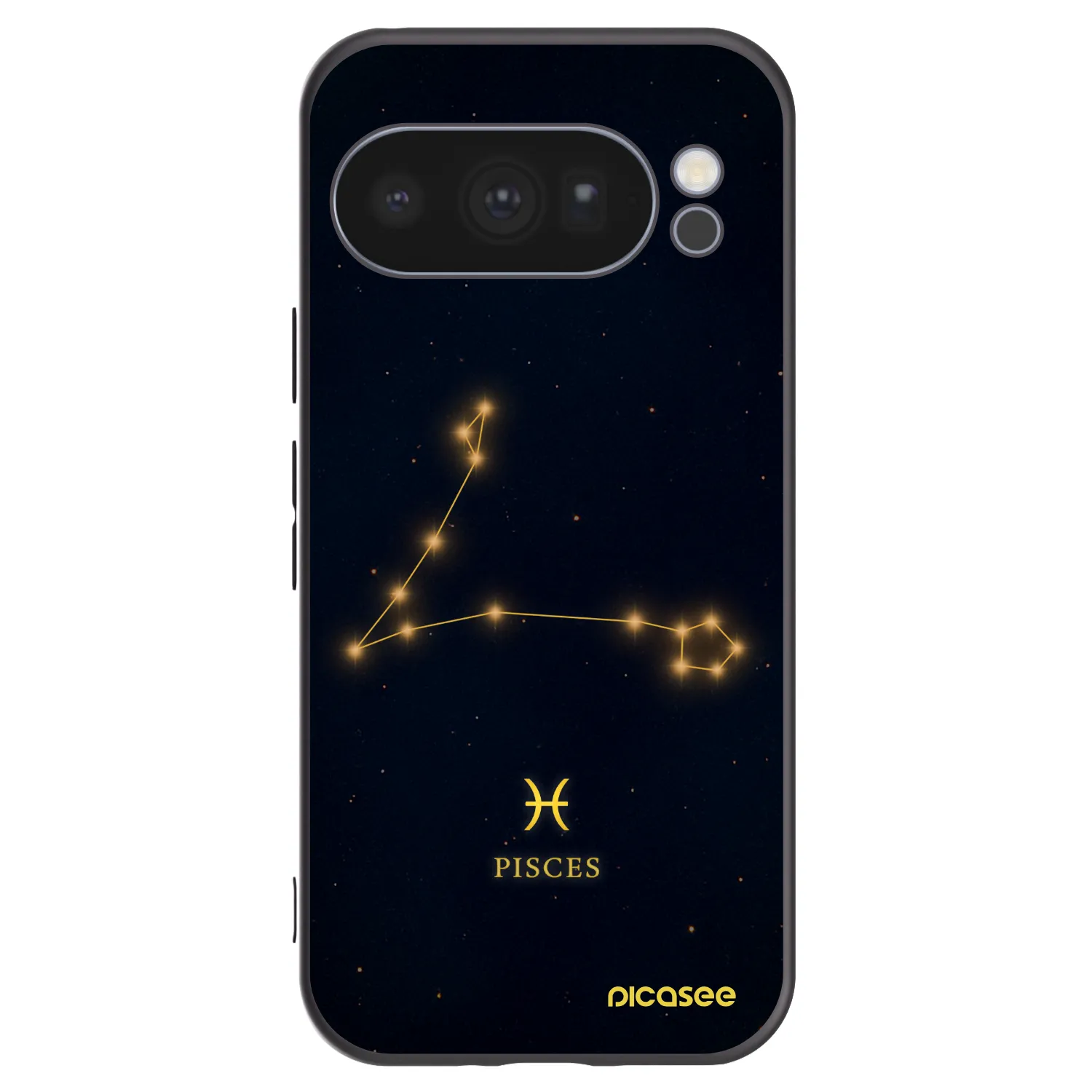 Picasee silikonowe czarne etui na Google Pixel 10 Pro - PISCES