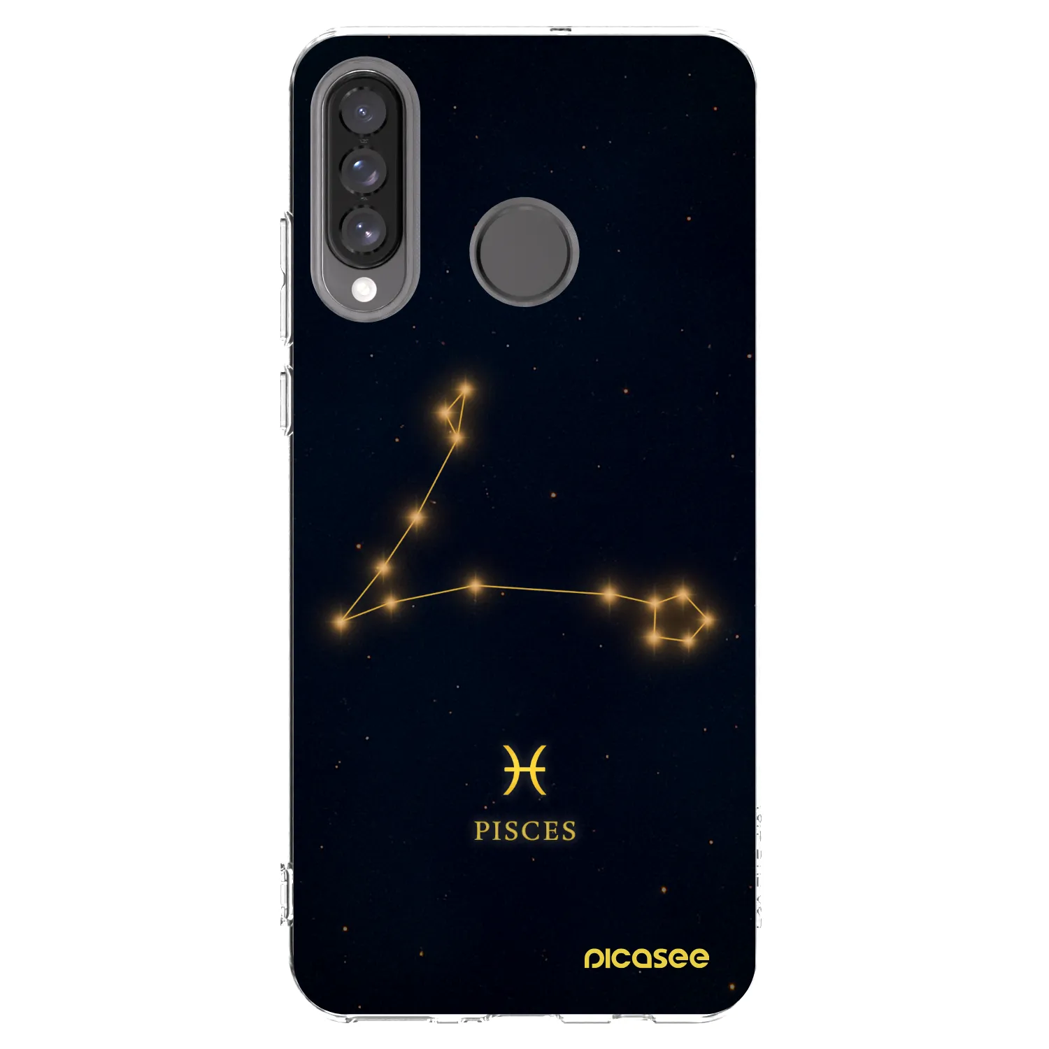 Picasee silikonowe przeźroczyste etui na Huawei P30 Lite - PISCES