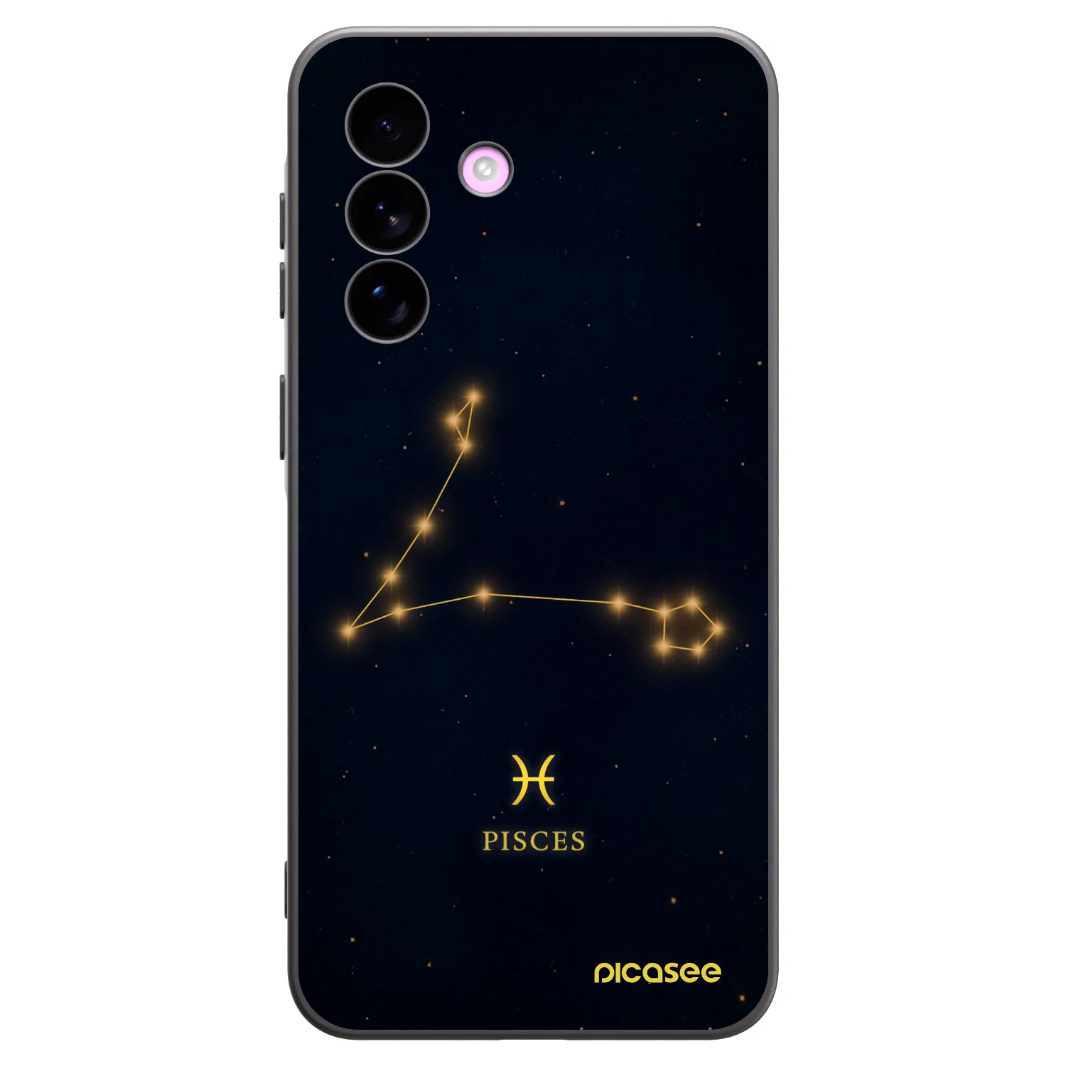 Picasee silikonowe czarne etui na Samsung Galaxy A57 5G - PISCES
