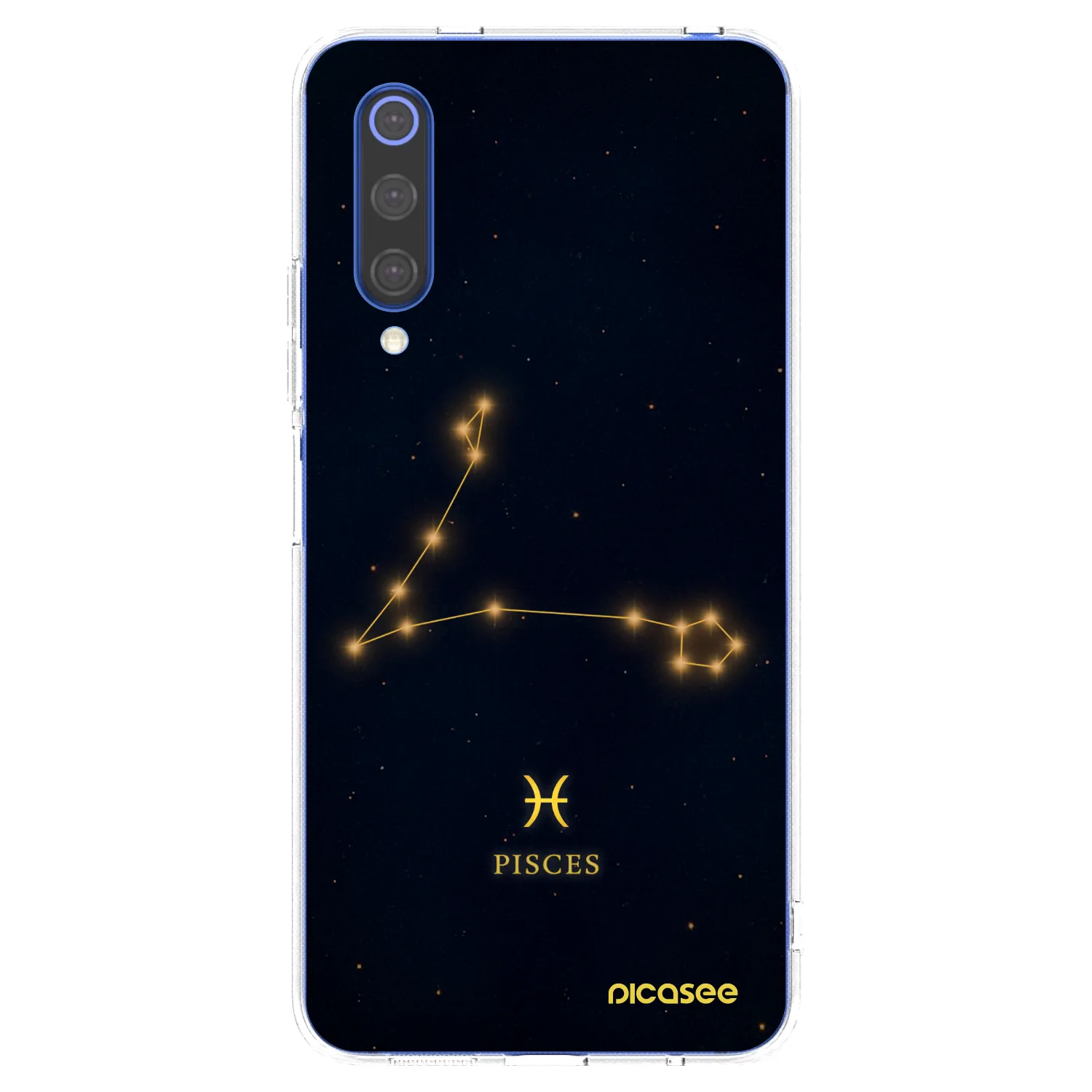 Picasee silikonowe przeźroczyste etui na Xiaomi Mi 9 SE - PISCES