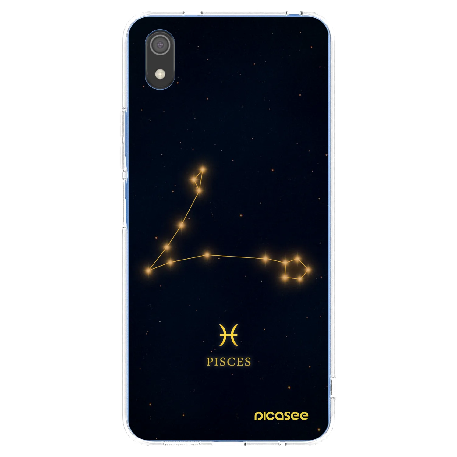 Picasee silikonowe przeźroczyste etui na Xiaomi Redmi 7A - PISCES