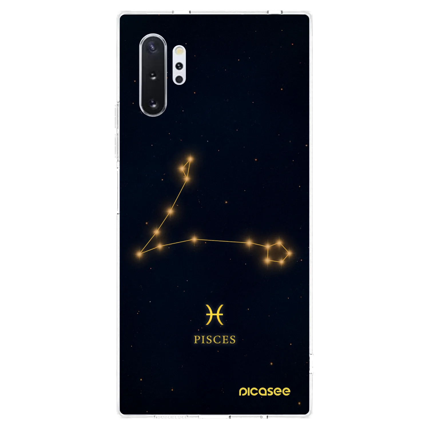Picasee silikonowe przeźroczyste etui na Samsung Galaxy Note 10+ N975F - PISCES
