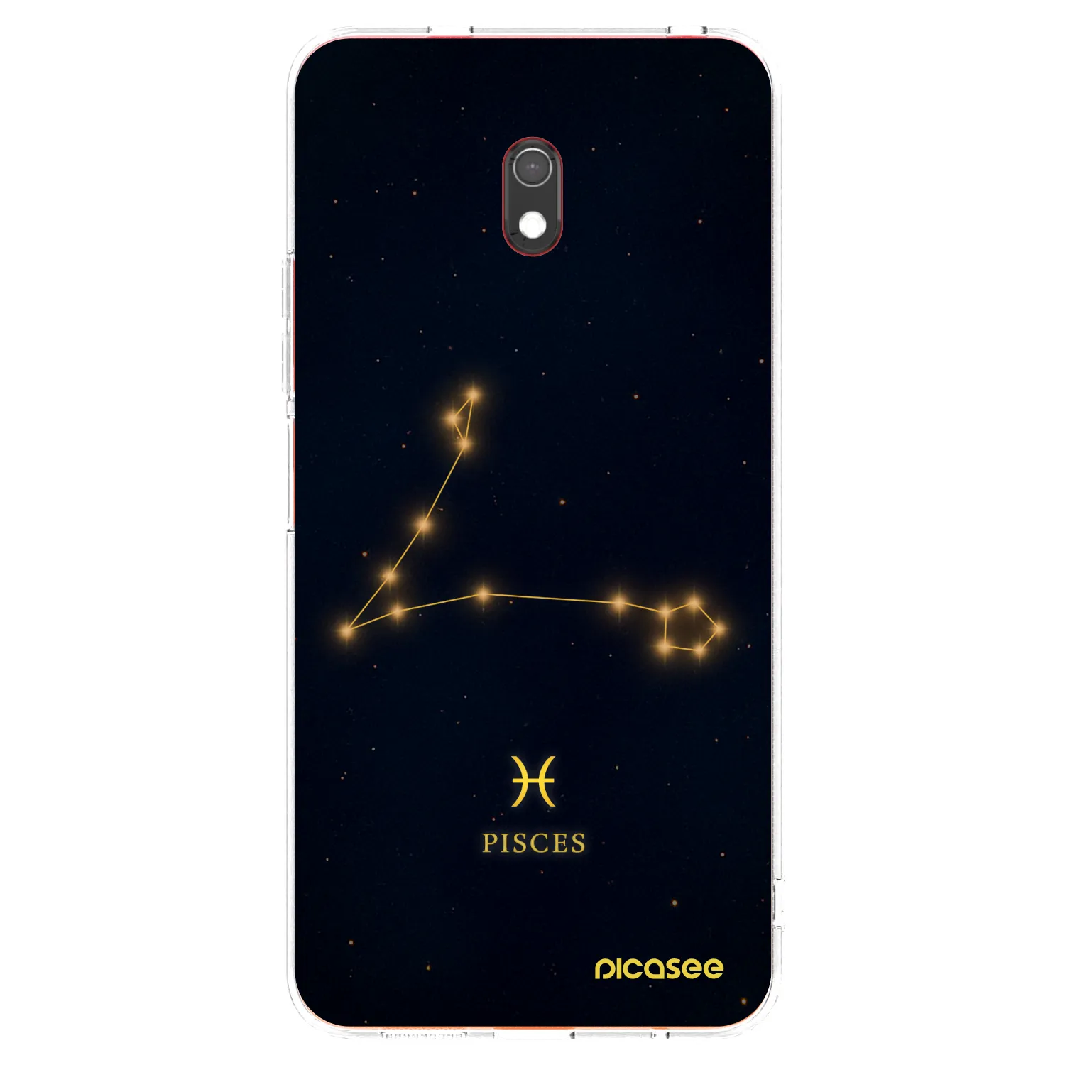 Picasee silikonowe przeźroczyste etui na Xiaomi Redmi 8A - PISCES