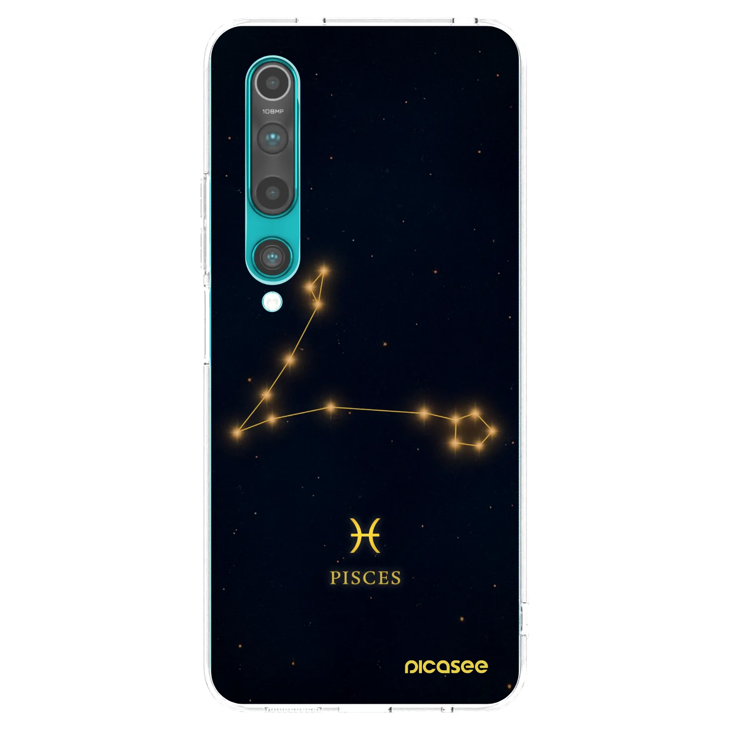 Picasee silikonowe przeźroczyste etui na Xiaomi Mi 10 - PISCES