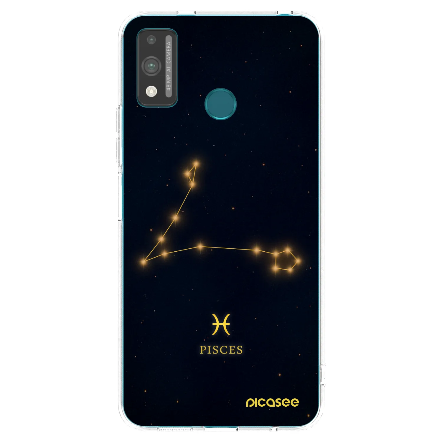 Picasee silikonowe przeźroczyste etui na Honor 9X Lite - PISCES