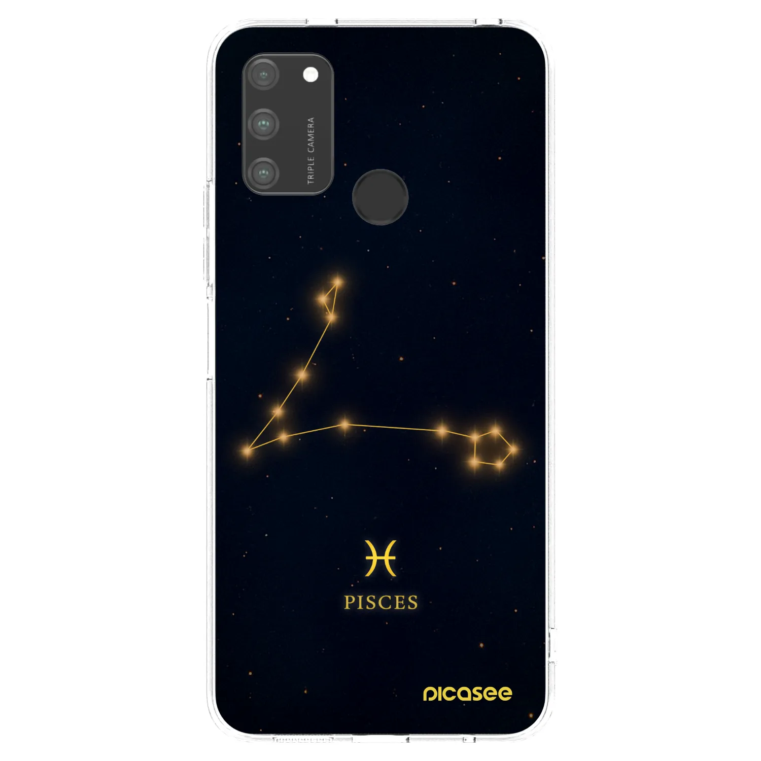 Picasee silikonowe przeźroczyste etui na Honor 9A - PISCES