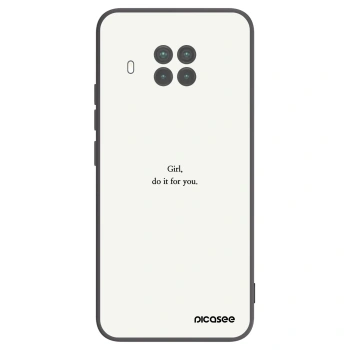 Picasee silikonowe czarne etui na Xiaomi Mi 10T Lite - Girl, do it for you