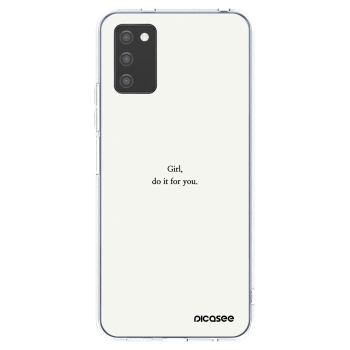 Etui na Samsung Galaxy A03s A037G - Girl, do it for you