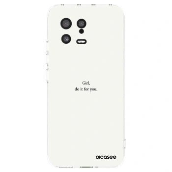Picasee silikonowe przeźroczyste etui na Xiaomi 13 - Girl, do it for you