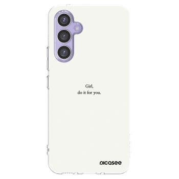 Picasee silikonowe przeźroczyste etui na Samsung Galaxy A54 5G A546B - Girl, do it for you