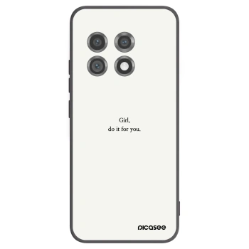 Picasee silikonowe czarne etui na OnePlus 11 5G - Girl, do it for you