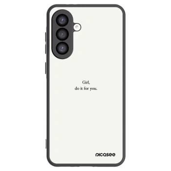 Picasee silikonowe czarne etui na Samsung Galaxy A26 5G A266B - Girl, do it for you