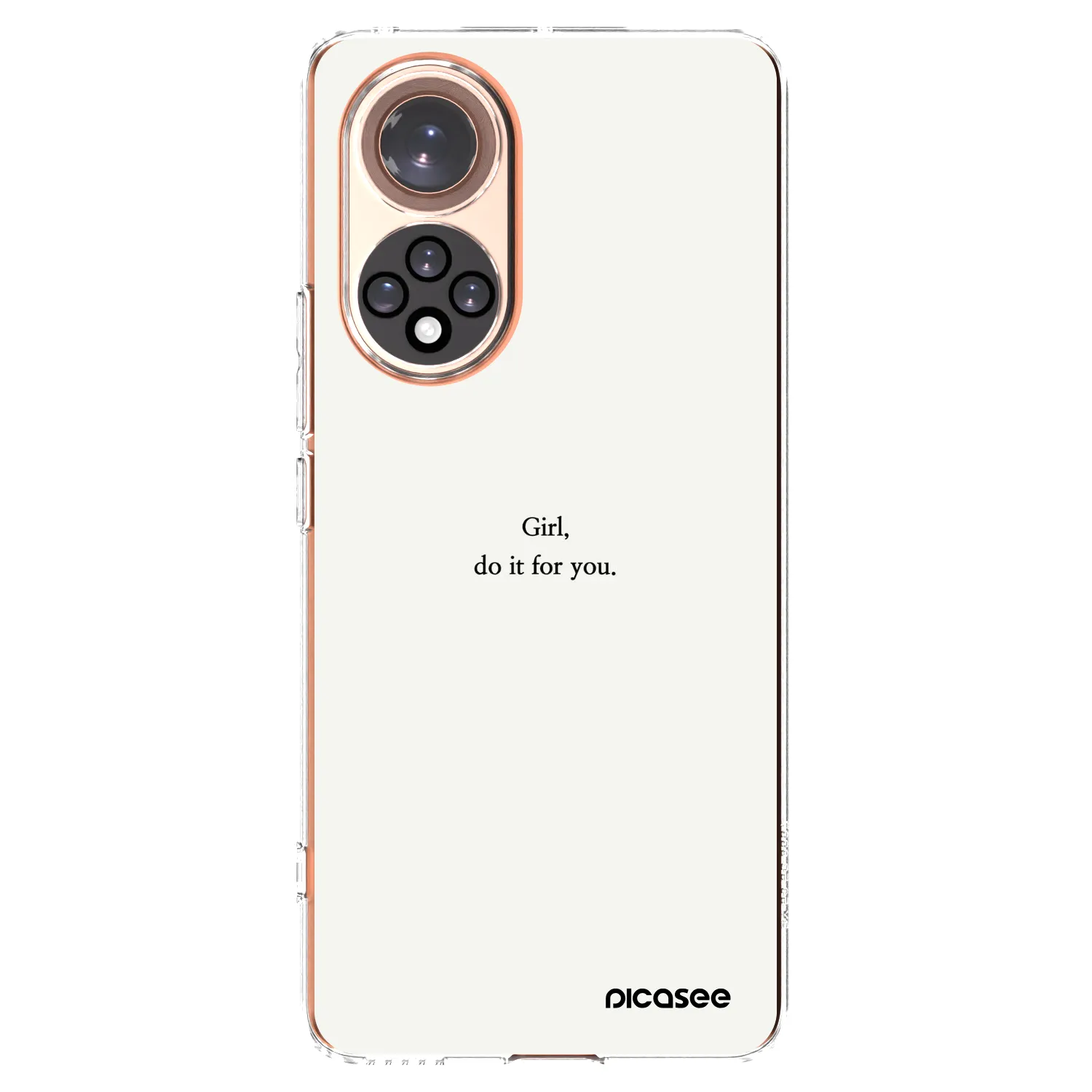 Picasee silikonowe przeźroczyste etui na Huawei Nova 9 - Girl, do it for you