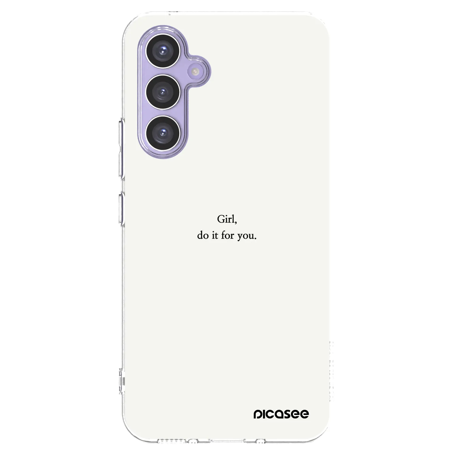 Picasee silikonowe przeźroczyste etui na Samsung Galaxy A54 5G A546B - Girl, do it for you