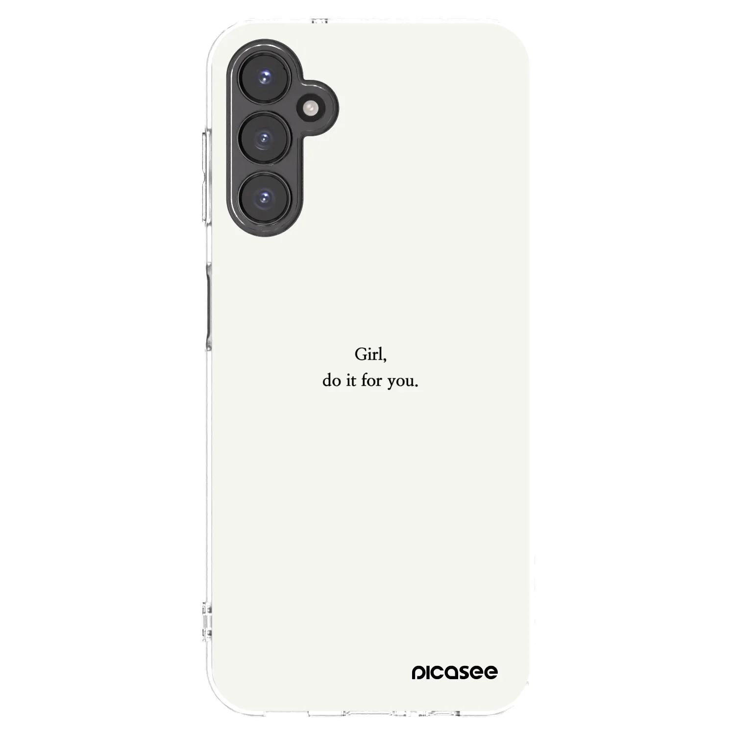 Picasee silikonowe przeźroczyste etui na Samsung Galaxy A14 5G A146P - Girl, do it for you
