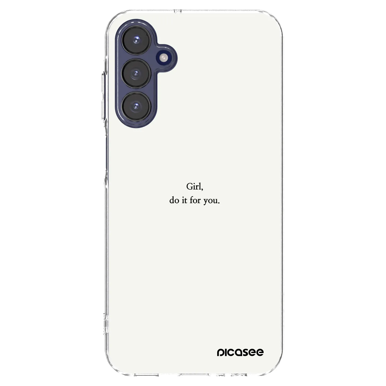 Picasee silikonowe przeźroczyste etui na Samsung Galaxy A15 A155F 4G - Girl, do it for you