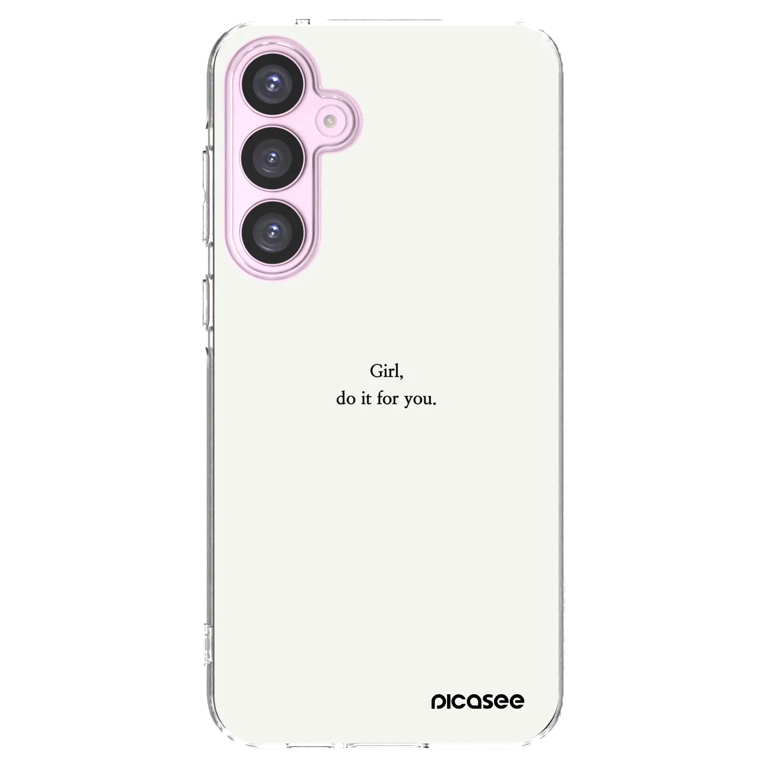 Picasee silikonowe przeźroczyste etui na Samsung Galaxy A55 5G A556B - Girl, do it for you