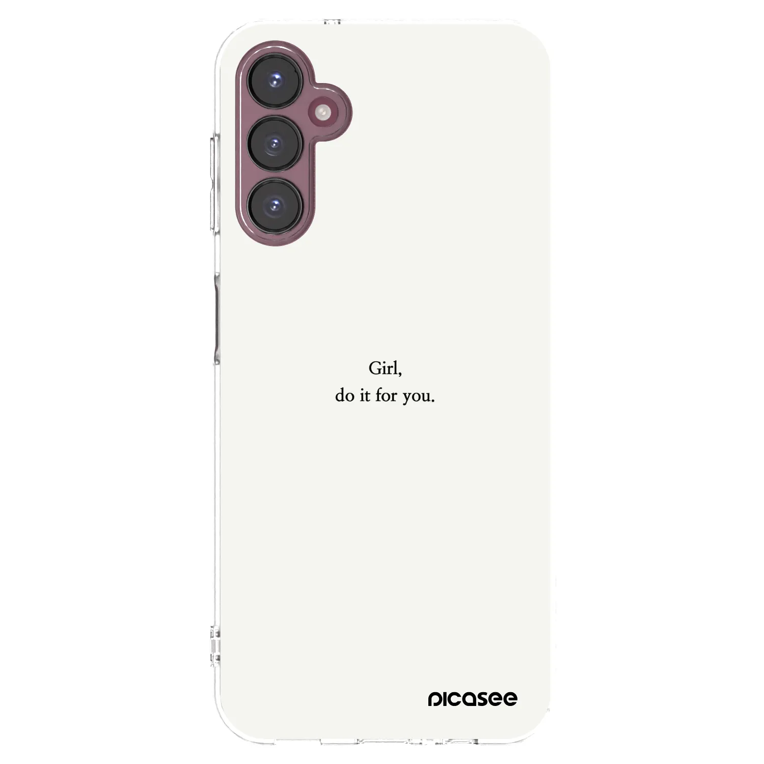 Picasee silikonowe przeźroczyste etui na Samsung Galaxy A05s A057G - Girl, do it for you