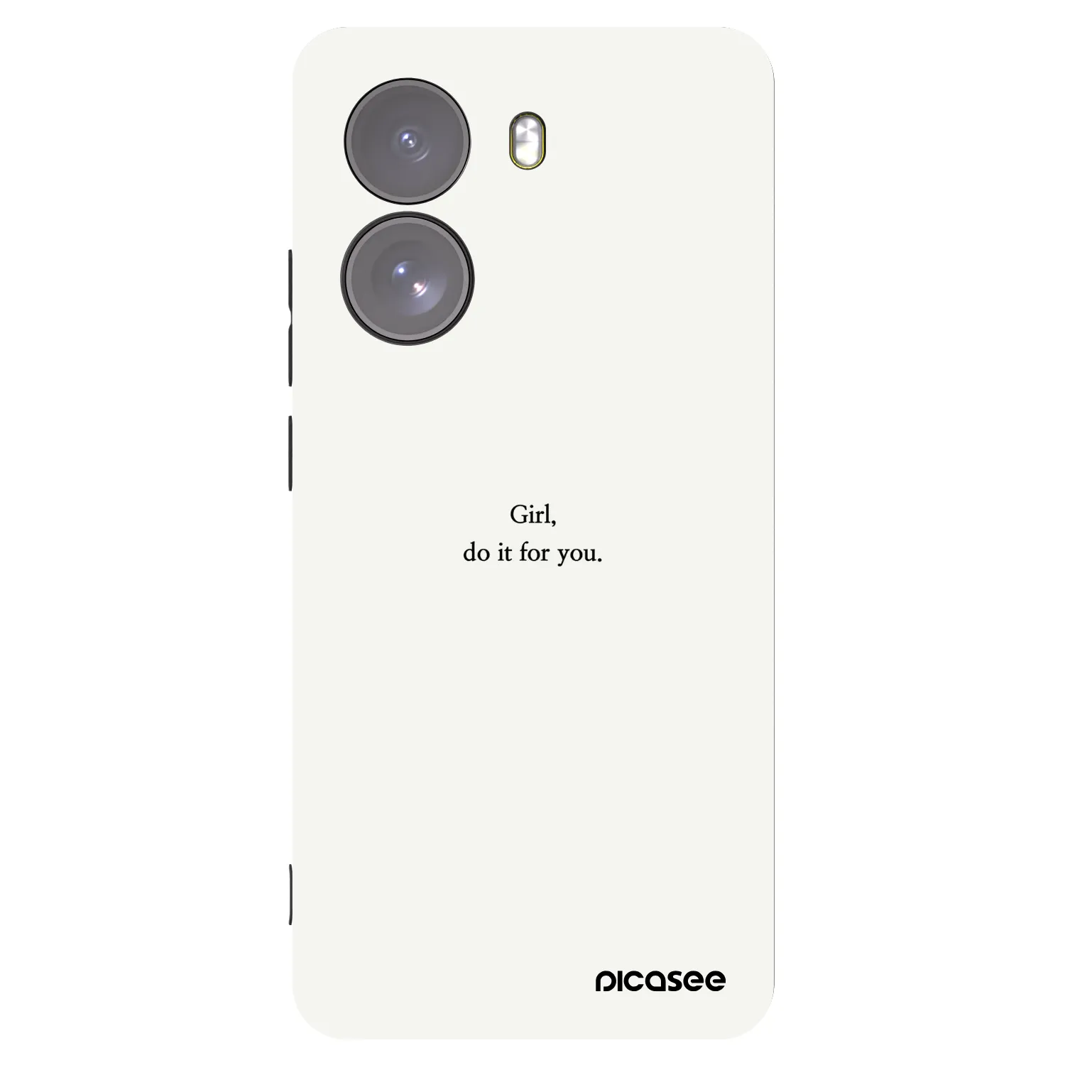 Picasee silikonowe czarne etui na Xiaomi Poco X7 - Girl, do it for you