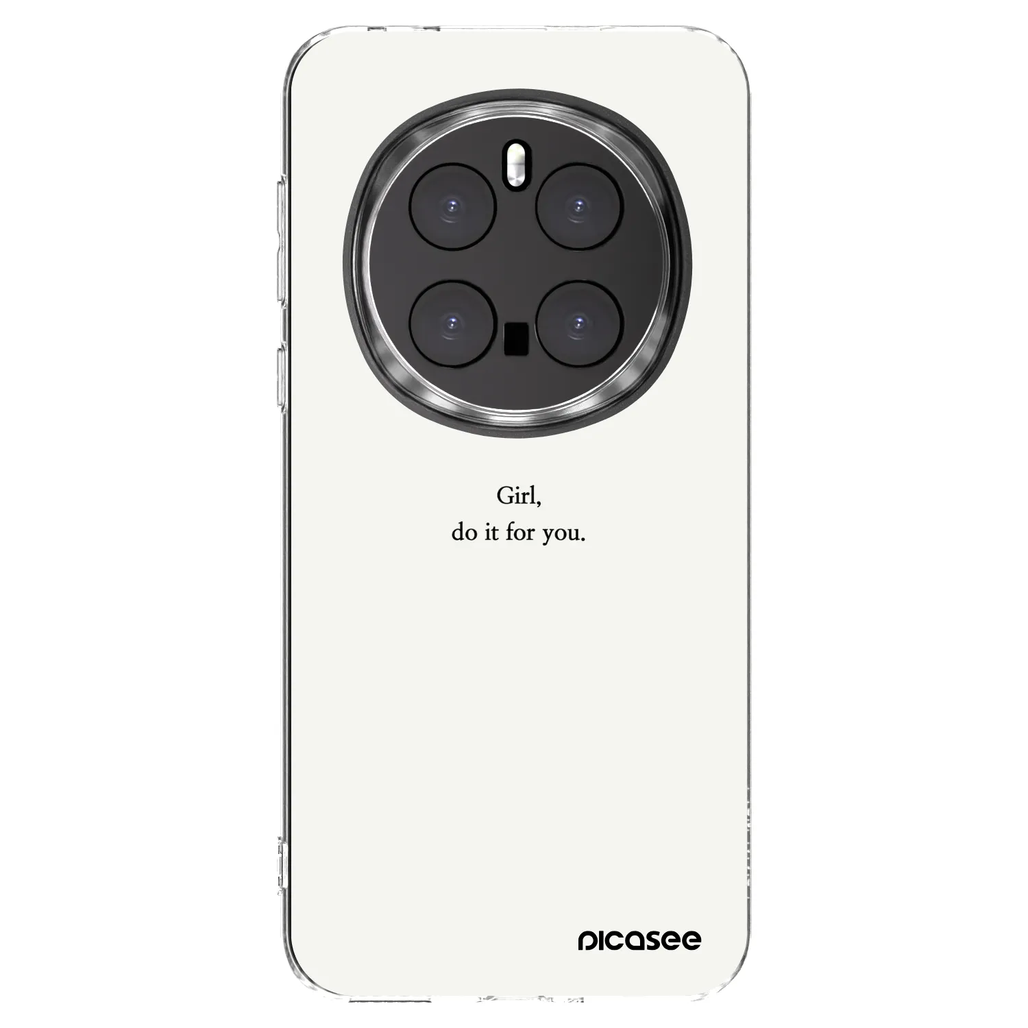 Picasee silikonowe przeźroczyste etui na Honor Magic7 Pro 5G - Girl, do it for you